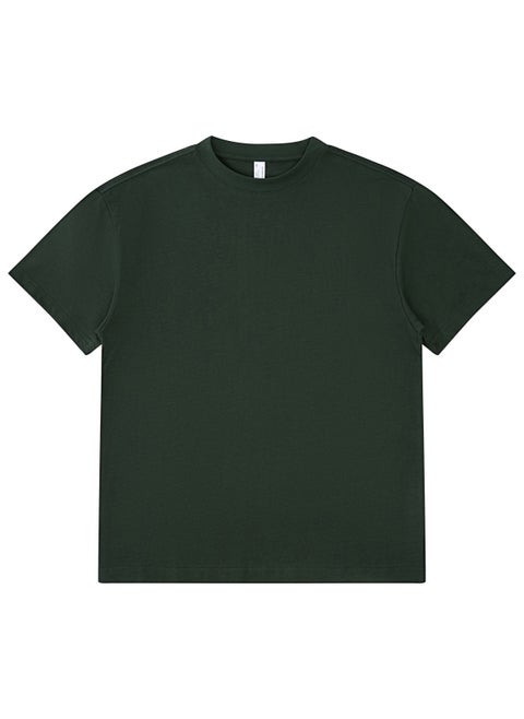 275g Heavyweight FOG Earth Tone Oversized Drop Shoulder Tee Black