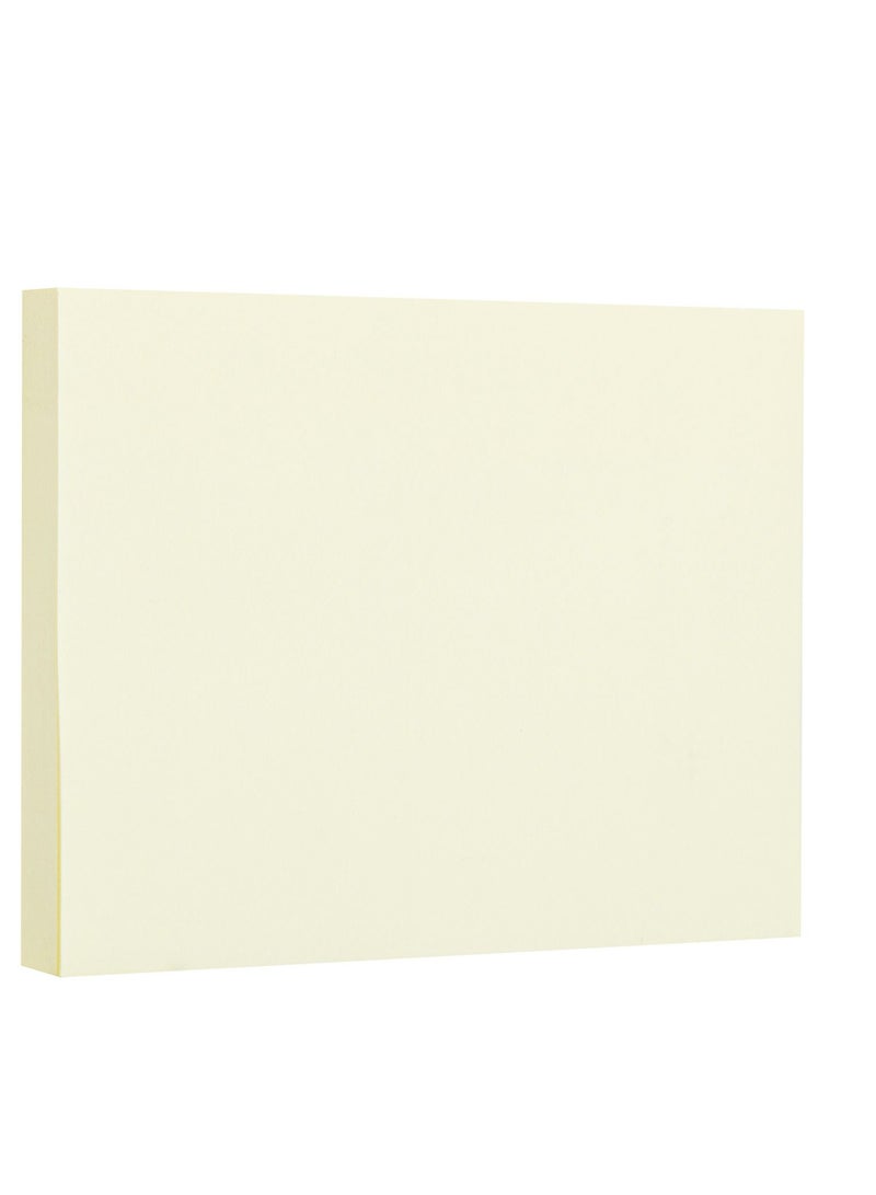 Deli Sticky Notes 4-Piece 3x4 Yellow 100 Sheets/Pad A00453(76X101mm)) - Image 2