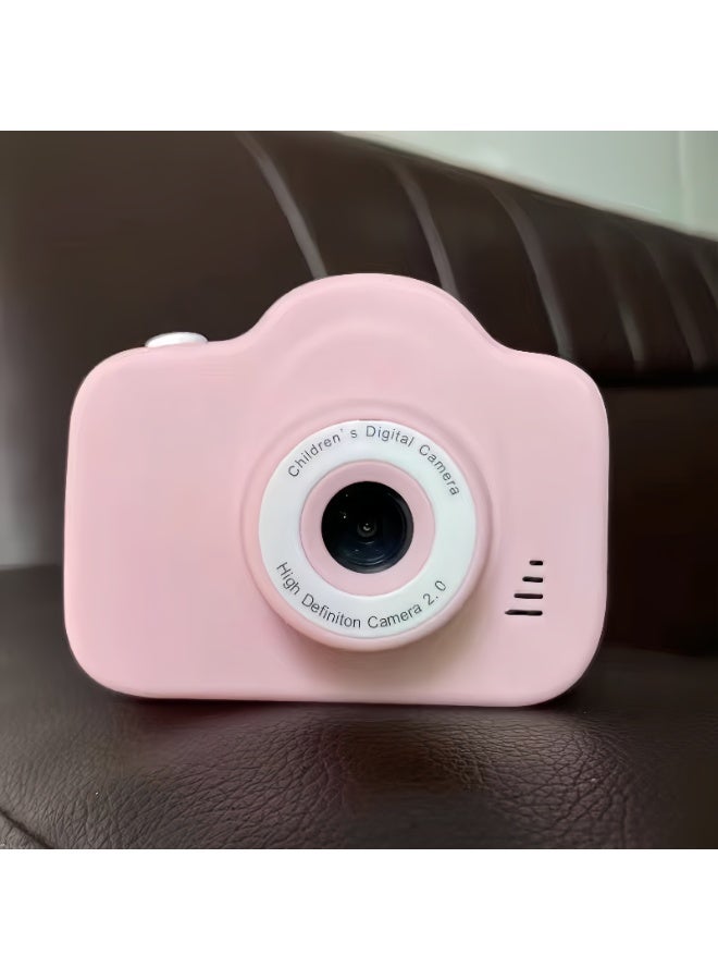 Generic HD Dual-Camera Digital Camera, 1080P Children's Digital Camera, with 40 Megapixels, 32GB Memory Card, 4x Zoom, MP3 Function, Multiple Games, Suitable for Girls, Boys, Teenagers, Students, Pink - Image 1