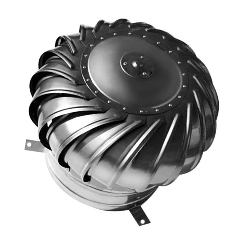 Stainless Steel Non Powered Roof Vent Turbine for Attic Airflow Easy Installation - Image 2