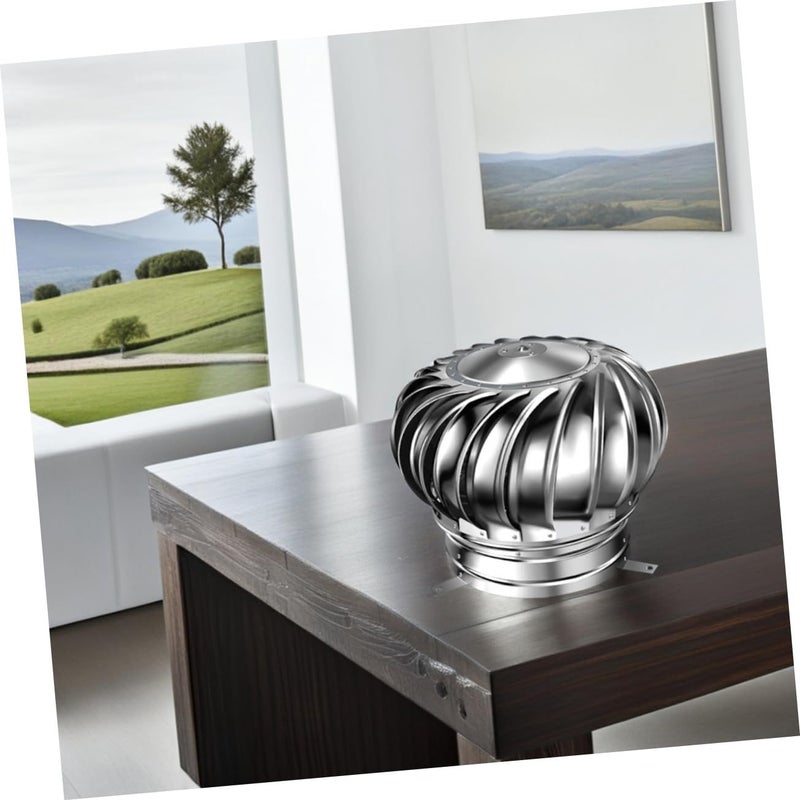 Stainless Steel Non Powered Roof Vent Turbine for Attic Airflow Easy Installation - Image 5