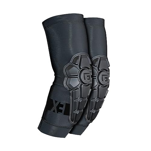 G-Form GForm ProX3 Elbow Guards Mountain Biking Elbow Guards for Athletes Comfortable Breathable Riding Other Sports Triple Matte Black Adult XL - Image 1