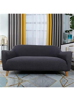 Beauenty Water Repellent Sofa Covers 3 Seater High Stretch 1 Piece Couch Cover for Dogs Universal Sofa Slipcover Non Slip Furniture Protector Jacquard Spandex Fabric (1,1 seater 90-140cm)  - Image 2