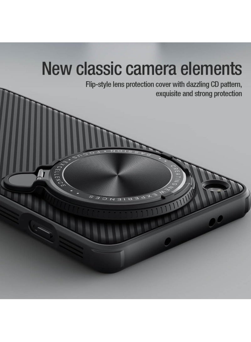 Case for Oppo Find X8 Pro Case Cover CamShield Prop Camera protective cover case Also mobile Phone holder Hard PC Ultra Thin Anti-Scratch Phone Case For Oppo Find X8 Pro Black