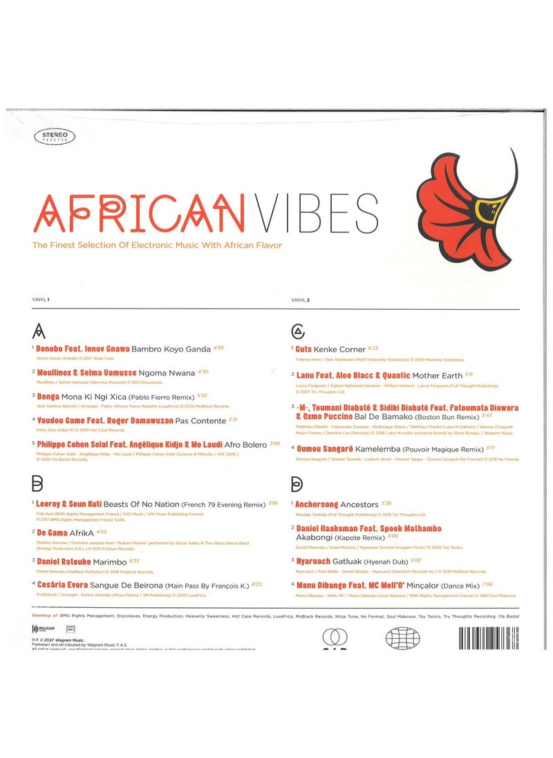 Wagram Music Various Artists - African Vibes - The Finest Selection Of Electronic Music With African Flavor - 2LP Music Vinyl Record  - Image 3