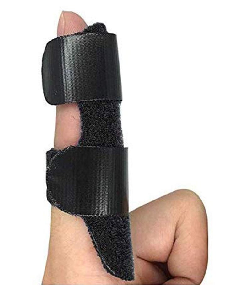 Cetaplast Nylon Splints Finger Straightener, Support Stabilizer Brace For Broken, Strained, Sprained, Swollen,Arthritis Or Tendinitis (Black) - Image 2