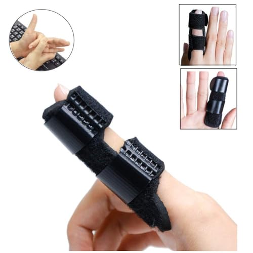 Cetaplast Nylon Splints Finger Straightener, Support Stabilizer Brace For Broken, Strained, Sprained, Swollen,Arthritis Or Tendinitis (Black) - Image 3