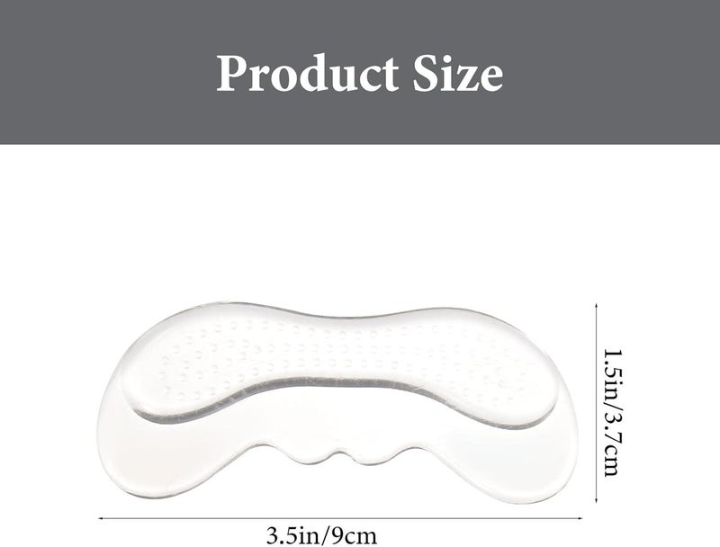 1 Pair Soft Heel Cushions Self-Adhesive Heel Liners Prevent Blisters Protect Comfort Inserts for Women Shoes - Image 2