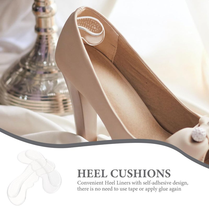 1 Pair Soft Heel Cushions Self-Adhesive Heel Liners Prevent Blisters Protect Comfort Inserts for Women Shoes - Image 3