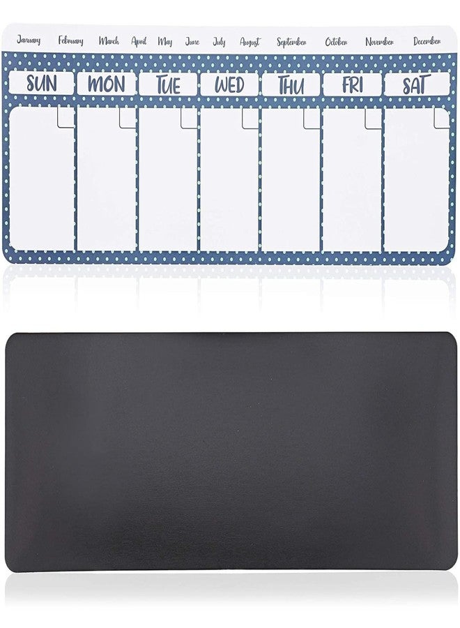 Juvale Dry Erase Weekly Calendar Magnet - Magnetic Calendar for Refrigerator - Dry Erase Weekly Planner - Desk Decor & Office Desk Accessories - 11"x 4.2", Pack of 4 - Image 5
