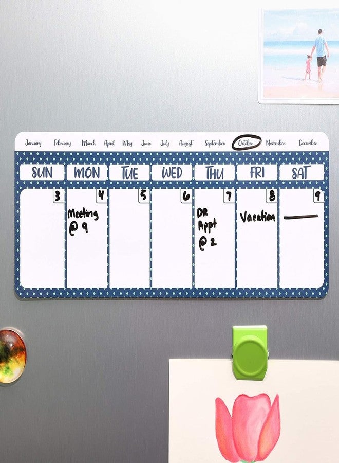 Juvale Dry Erase Weekly Calendar Magnet - Magnetic Calendar for Refrigerator - Dry Erase Weekly Planner - Desk Decor & Office Desk Accessories - 11"x 4.2", Pack of 4 - Image 2
