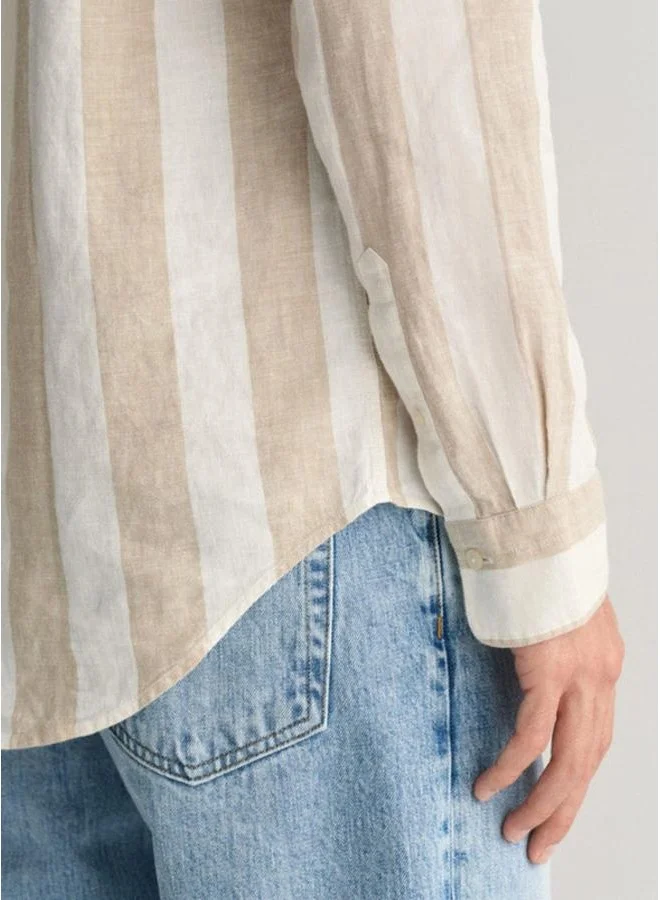 GANT Reg Bold Stripe Linen Shirt