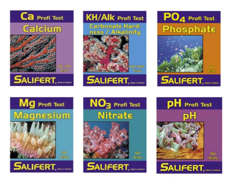 Salifert Master Reef Testing Combo Kit Saltwater Aquariums