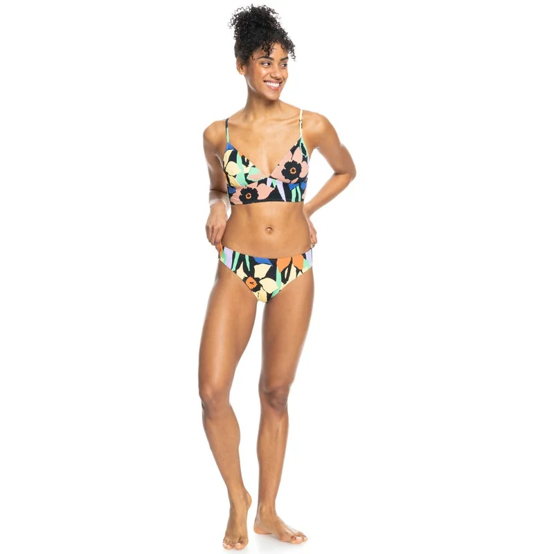 روكسي Color Jam Hipster Bikini Bottoms in Multi - Women