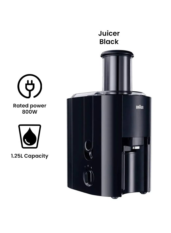 براون عصارة متعددة الاستخدامات 800 W J300 أسود - Image 2