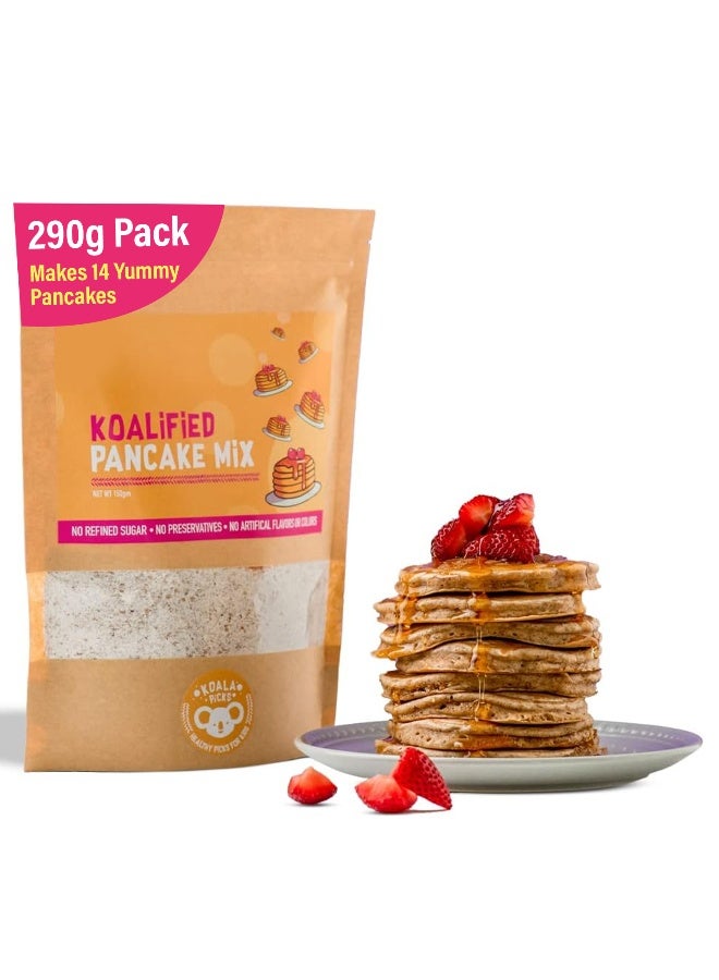 Koala Picks Pancake Easy Ready to Make Mix - 150g - Makes Up to 14 Pancakes - Free from Refined Sugar, Preservatives, and Artificial Flavors for Healthy Breakfast - Perfect for Weekend Brunch - Image 1