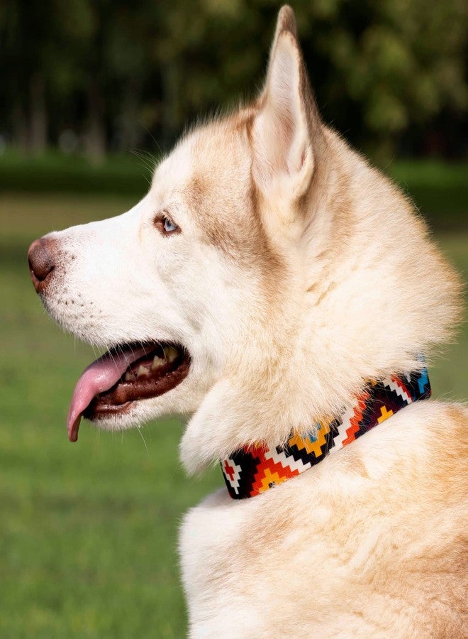 CollarDirect Aztec Martingale Collars for Dogs Heavy Duty Tribal Pattern Safety Nylon Training Collar Large Medium Small (Tribal, L, Neck Size 15"-20") - Image 4