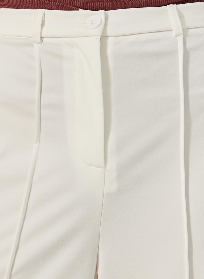 Styli Mid Rise Wide Leg Pants with Pintuck Detail  - Image 3