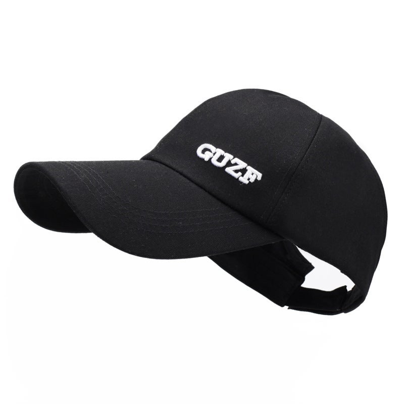 Letter Cap Unisex Outdoor Sports Distressed Sunshade Baseball Hat - Image 1
