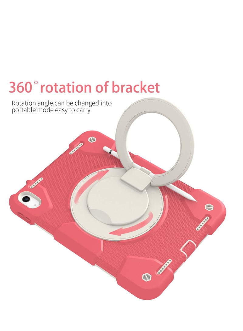 GULFLINK Rugged Heavy Duty Protective Case  for ipad 10th 10.9 inch 2022（A2757/A2777）Begonia red - Image 2