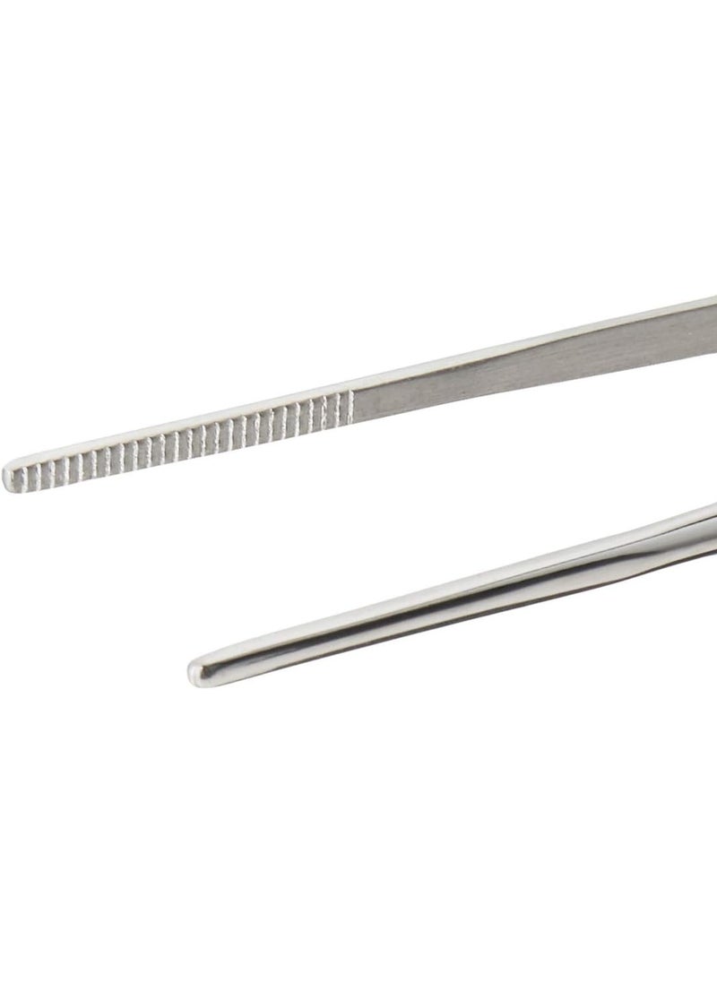 Bukela 18-8 Stainless Steel Chef Plating Tongs, Offset Tip, 6-1/2 Inch  - Image 3