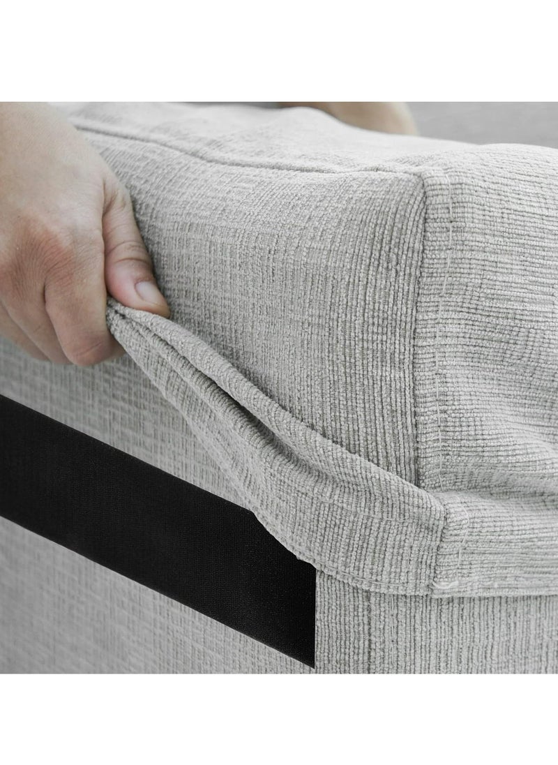 Generic - Couch Cushion Non Slip Pads to Keep Couch Cushions from Sliding, Hook and Loop Tape with Adhesive for Smooth Surfaces, 2m Long and 11cm Wide,Hook and Loop Tape for Couch Cushions - Image 1