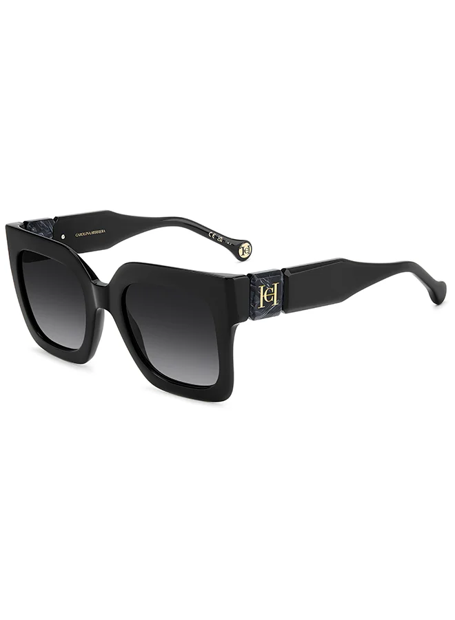 كارولينا هيريرا CAROLINA HERRERA HER 0369/S Sunglasses Black Square Geometrical