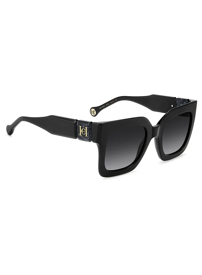 كارولينا هيريرا CAROLINA HERRERA HER 0369/S Sunglasses Black Square Geometrical