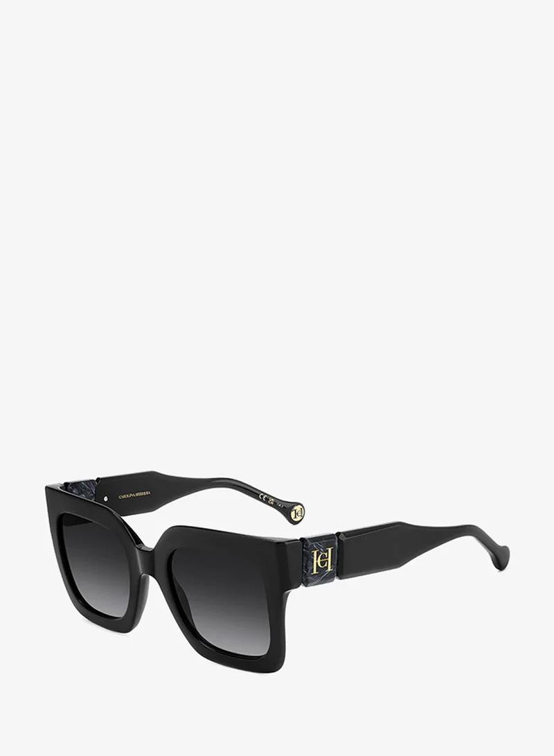 CAROLINA HERRERA HER 0369/S Sunglasses Black Square Geometrical