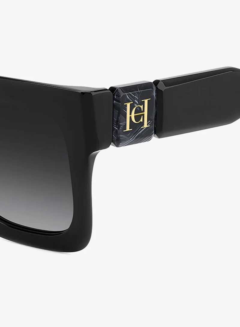 Carolina Herrera  CAROLINA HERRERA HER 0369/S Sunglasses Black Square Geometrical  | Best Price UAE