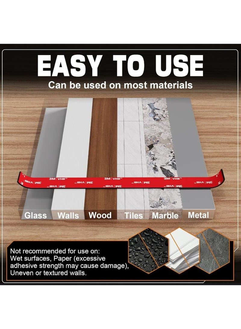 ثري ام شريط لاصق قوي مزدوج الجوانب 3 ام في اتش بي من واواسيا، بطول 10 قدم - حل تركيب شديد التحمل للجدران والسيارات وشرائط LED والديكور - Image 5