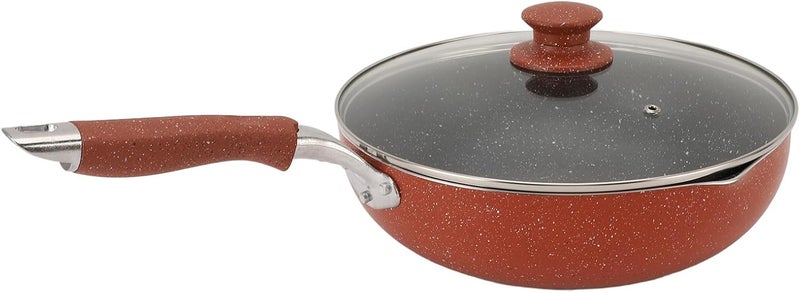 Long use oriented quality Aramox Non Stick Frying Pan Skillet with Lid Multi Functional Stir Fry Pan for Even Heating Cooking with Non Scalding Grip PFOA Free 11.6 Inch (Style 2) Land transit & shipment compatible Standard fit Famous in Saudi local markets Daily hot sale KSA market exclusive Cost saving user oriented build Trusted all-purpose quality Special offer Low stock in market Simple practical structure Long lasting universal build Flexible sizing options Exclusive discounted rate Carefully engineered build Temporary in stock Global assorted color picks Easy for adults & kids Storage burden minimized build Bulk order available stock Multi-goal comprehensive design Economical varied sizing picks Multiple useful functions Polished safe edge Global light sturdy raw material - Image 5