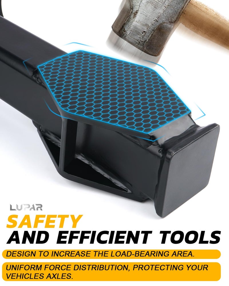 Lupar Wheel Bearing Hub Removal Tools Kit Compatible with All Axle Bolt Hubs 5, 6, 8 Lug Hubs Buster Puller - Image 3
