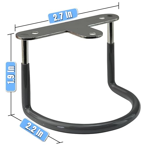 Skywin TidyFriend Rubberized Under Desk Laptop Mount 3 Racks in 1 Sets Laptop Under Desk Mount Organizer Rack with Screws - Image 3