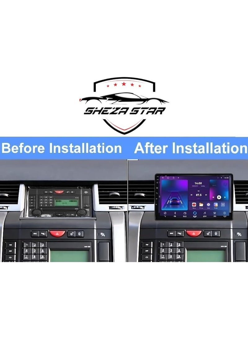 SHEZA STAR Android Car Stereo for Range Rover 2005-2009 1GB RAM 32GB ROM M-Link Wi-Fi BT, Radio GPS, 10 Inch IPS Touch Screen with AHD Camera Included - Image 2