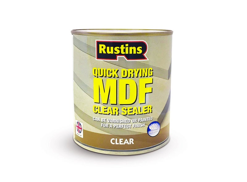 Rustins MDFS250 250ml Quick Dry MDF Sealer Clear