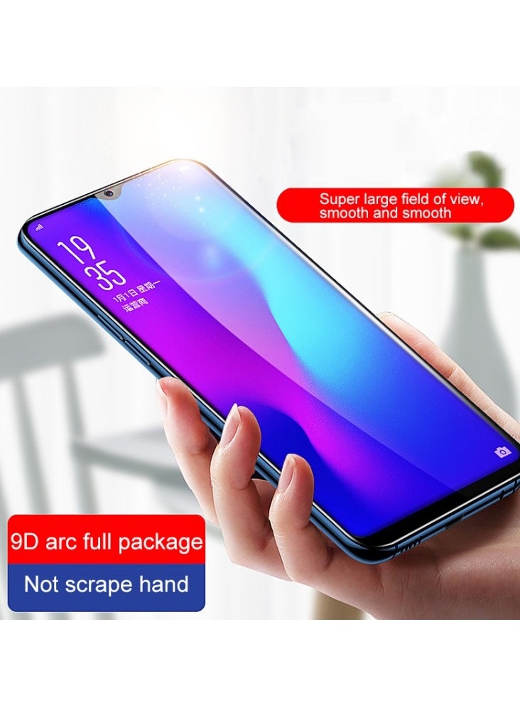 تيمبرد غلاس - واقي شاشة بحواف سوداء من الزجاج المقوى 9D متوافق مع هاتف Samsung Galaxy M53 - Image 1