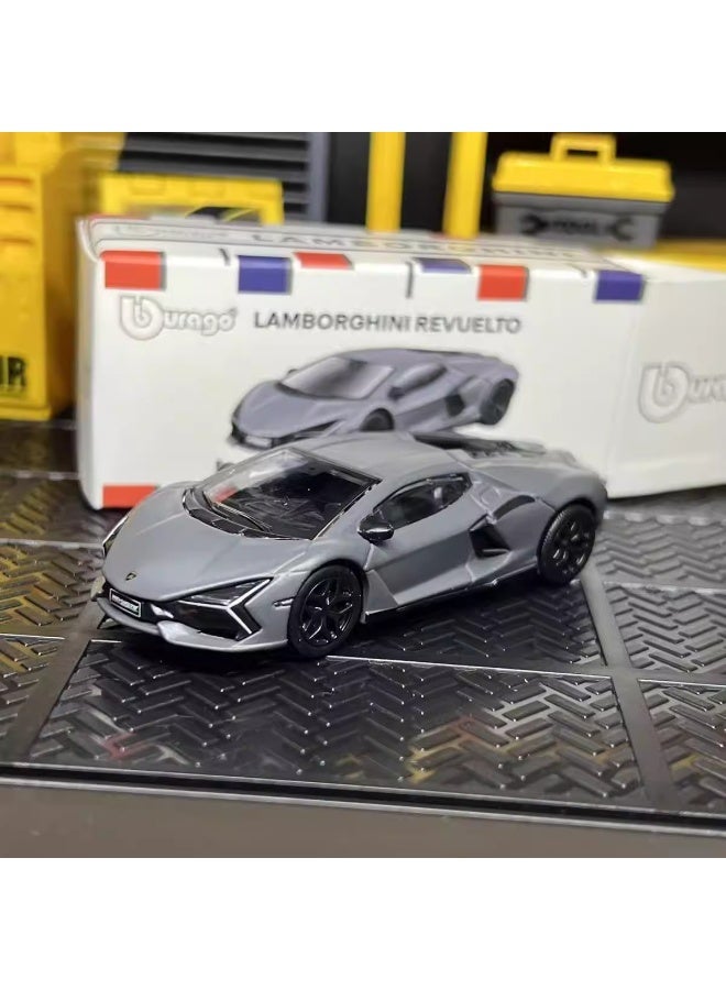 بوراجو سيارة لعبة بوراجو بمقياس 1:64 مصنوعة من سبيكة معدنية، نموذج 2 في 1 - Image 2