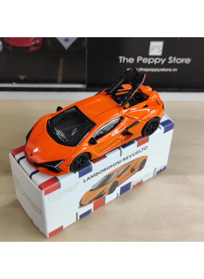 بوراجو سيارة لعبة بوراجو بمقياس 1:64 مصنوعة من سبيكة معدنية، نموذج 2 في 1 - Image 5