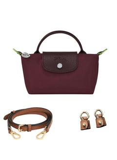 لونج شامب Longchamp Le Pliage مصغر حزام الكتف أزياء النساء الكلاسيكية متعددة الاستعابات حقيبة صغيرة ماكياج، حقيبة يد، حقيبة كتف، حزام كتف  - Image 1