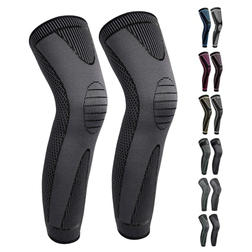 SKDK Full Leg Compression Sleeves - Protect Knee, Reduce Varicose Veins & Swelling for Men & Women - Basketball, Cycling, Football, Arthritis - Image 5
