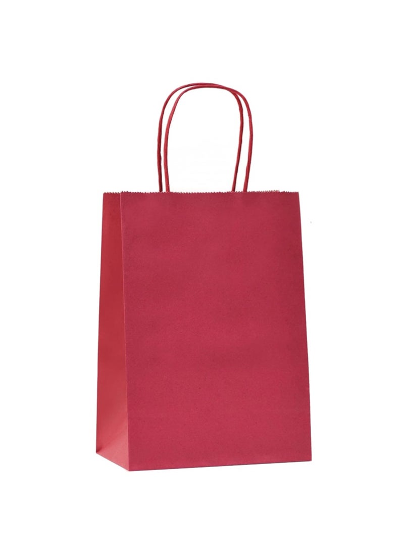 PRIMA 12 Piece Paper Gift Bag Set 25x19x10 Cm Red 
