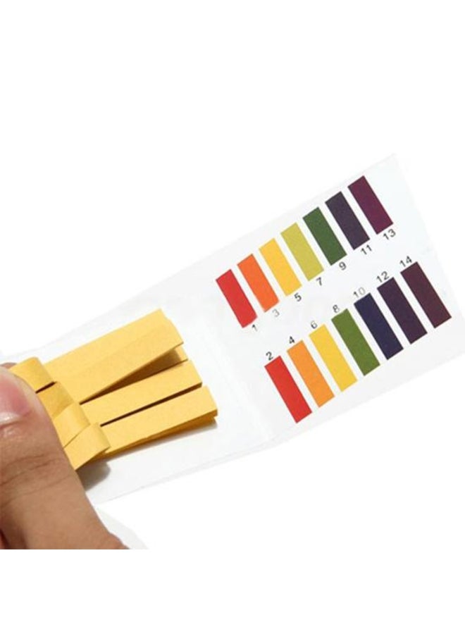 PH Test Paper 80 Strips Full Range Ph Basic Acid 1-14 Litmus Test Kit - Image 3