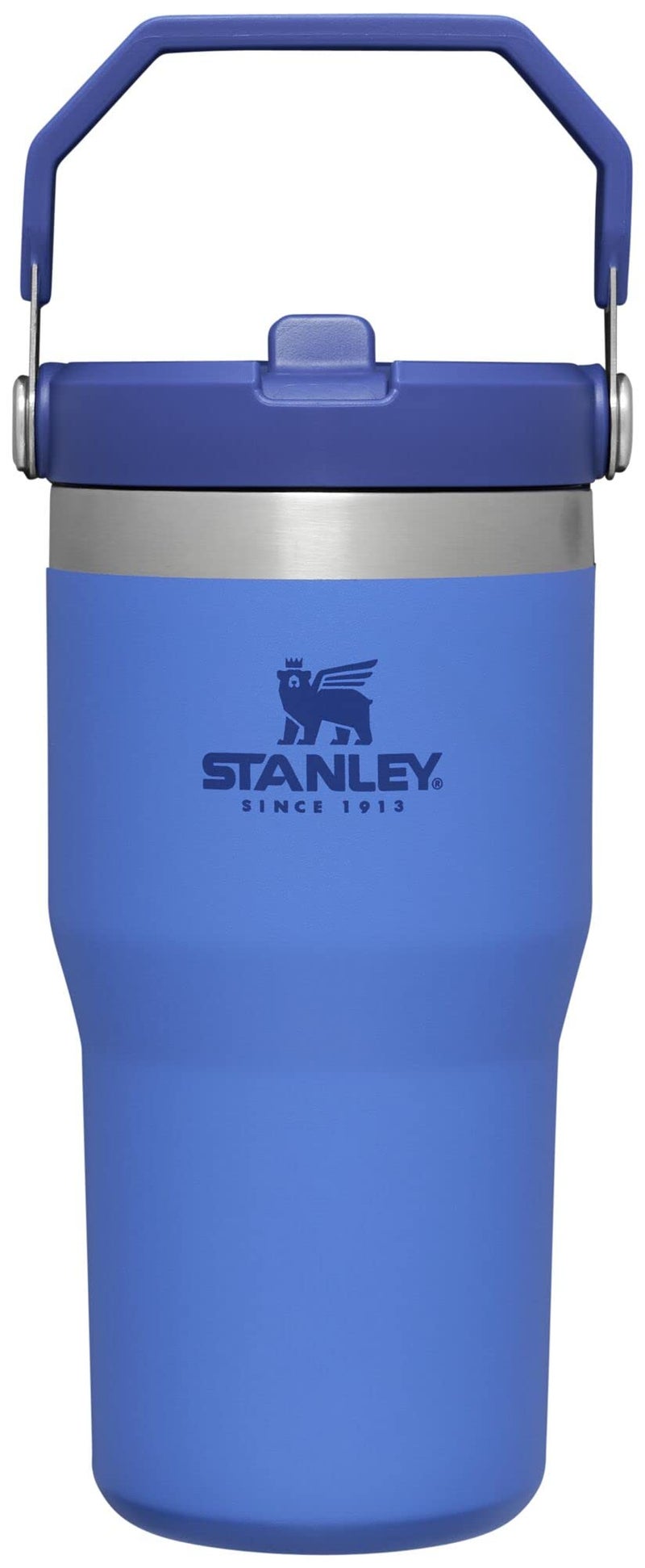 Stanley IceFlow Flip Straw Tumbler with Handle 20 oz | Twist On Lid and Flip Up Straw | Leak Resistant Water Bottle | Insulated Stainless Steel |BPA-Free | Iris - Image 1