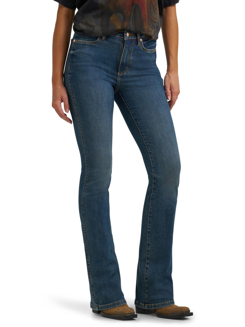 Wrangler Women's X Lainey Wilson Boot Huggers, Boho Wash, 27W x 32L - Image 1