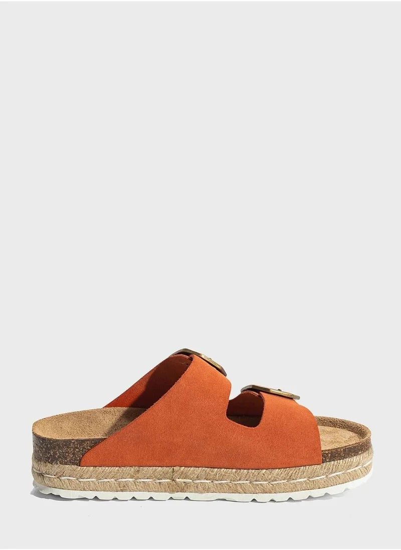 BAYTON Alcee Leather Platform Sandals