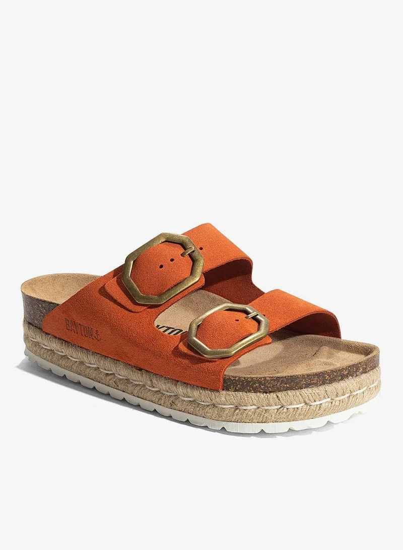 BAYTON Alcee Leather Platform Sandals