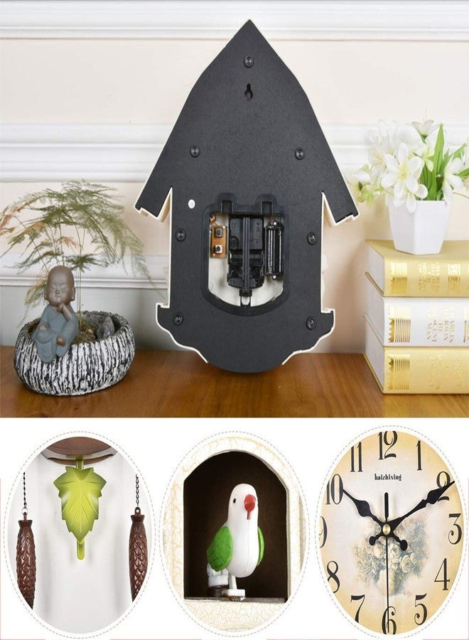 Three Secondz Cuckoo Fixed Door Does not Open or Close Decorative Wall Clock for Home (Choco Brown, 60 cm x 15 cm x 36 cm) - Image 3