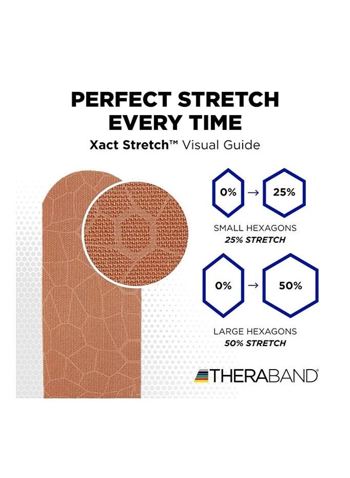 ثيرا باند لاصق "ثيراباند كينيسيولوجي" (Theraband Kinesiology Tape)، وهو شريط طبي رياضي يستخدم لدعم العضلات والمفاصل وتخفيف الألم وعلاج الإصابات الرياضية - Image 2