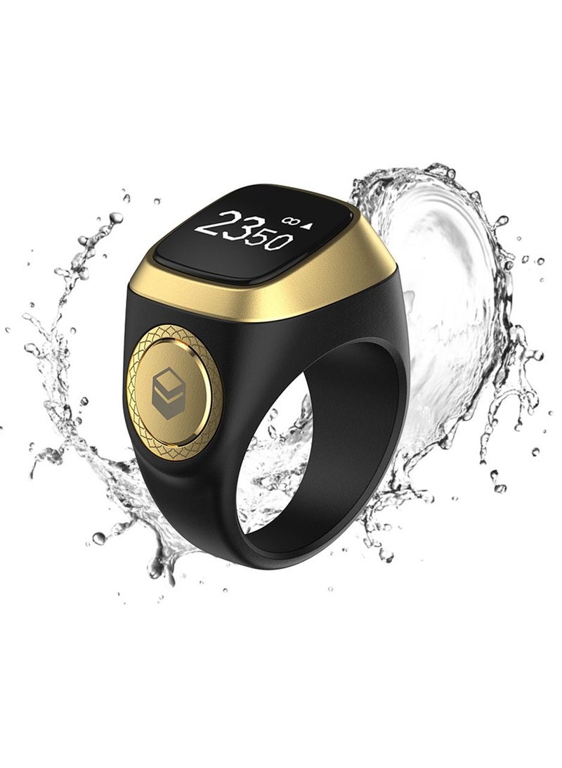 iQIBLA Smart Tasbih Plastic Zikr Lite Ring Black 20MM - Image 2